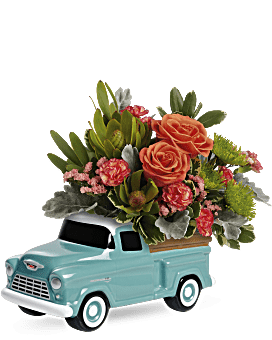 Teleflora's Keep Trucking Chevy Bouquet